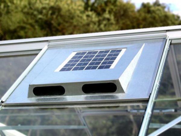 Vitavia Solar tuuletin kasvihuoneeseen 600 x 544 mm