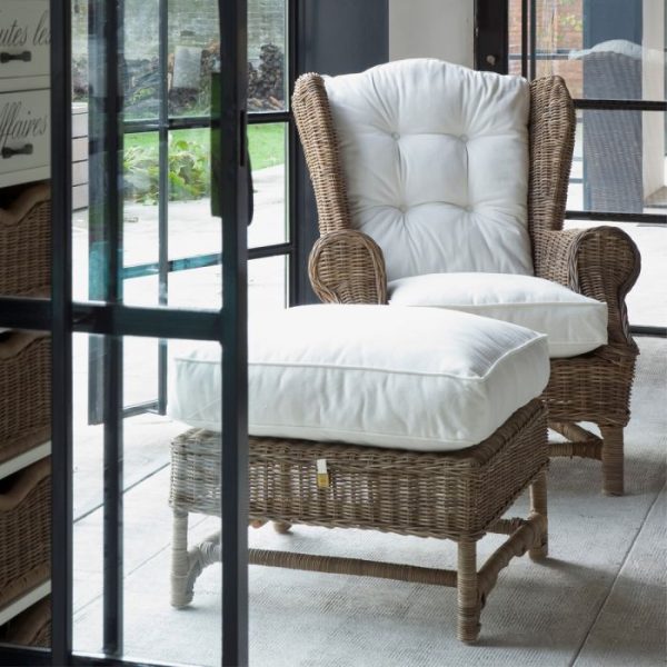 Riviera Maison Nicholas Wing Chair jalkarahi - Image 3