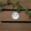 ALPHA 1W LED, 6000K, rst 316, 0,5W LED, IP68, halk. 42mm