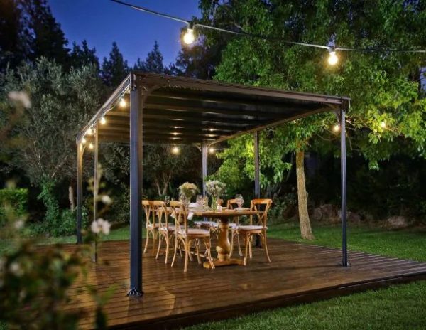 PIHA paviljonki Palram-Canopia Milano 4300, 3×4,3m - Image 4