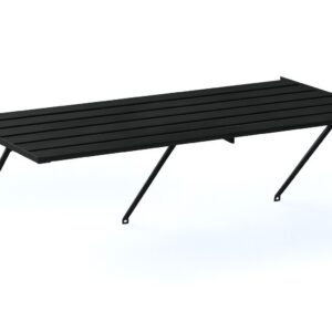 STRÖMSÖ KASVIHUONEHYLLY MUSTA 1200X625MM